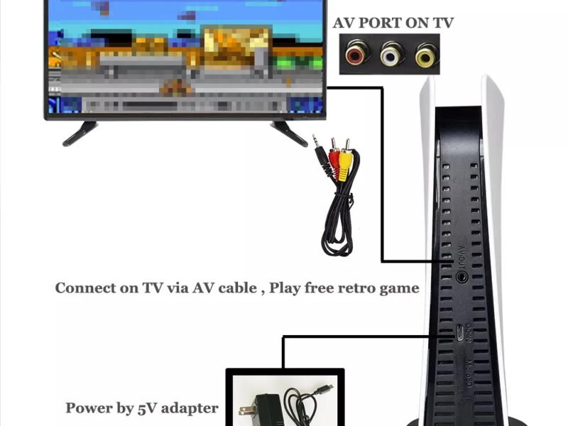 Console de jeu vidéo avec 200 jeux